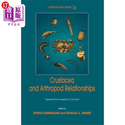 海外直订Crustacea and Arthropod Relationships 甲壳类动物和节肢动物的关系