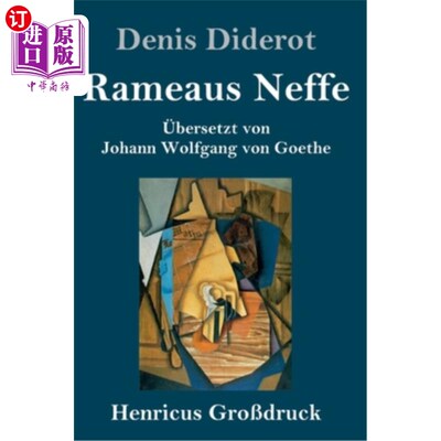 海外直订德语 Rameaus Neffe (Gro?druck) 拉莫斯·内夫（大字体）