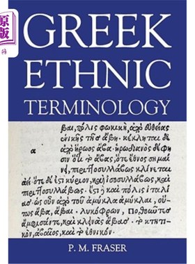 海外直订Greek Ethnic Terminology 希腊民族术语
