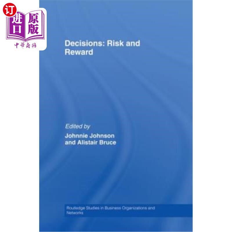 海外直订Decisions: Risk and Reward 决策:风险和回报