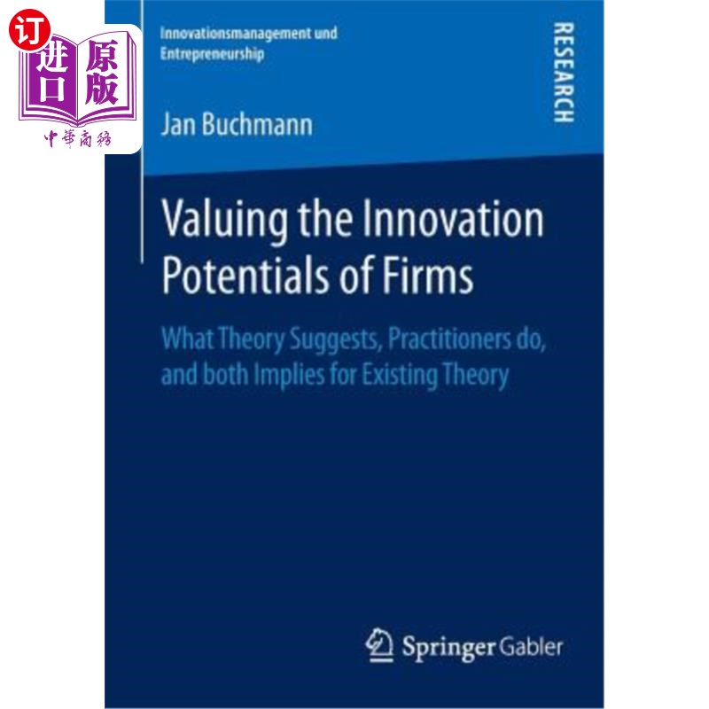海外直订Valuing the Innovation Potentials of Firms: What Theory Suggests, Practitioners  Valuing th