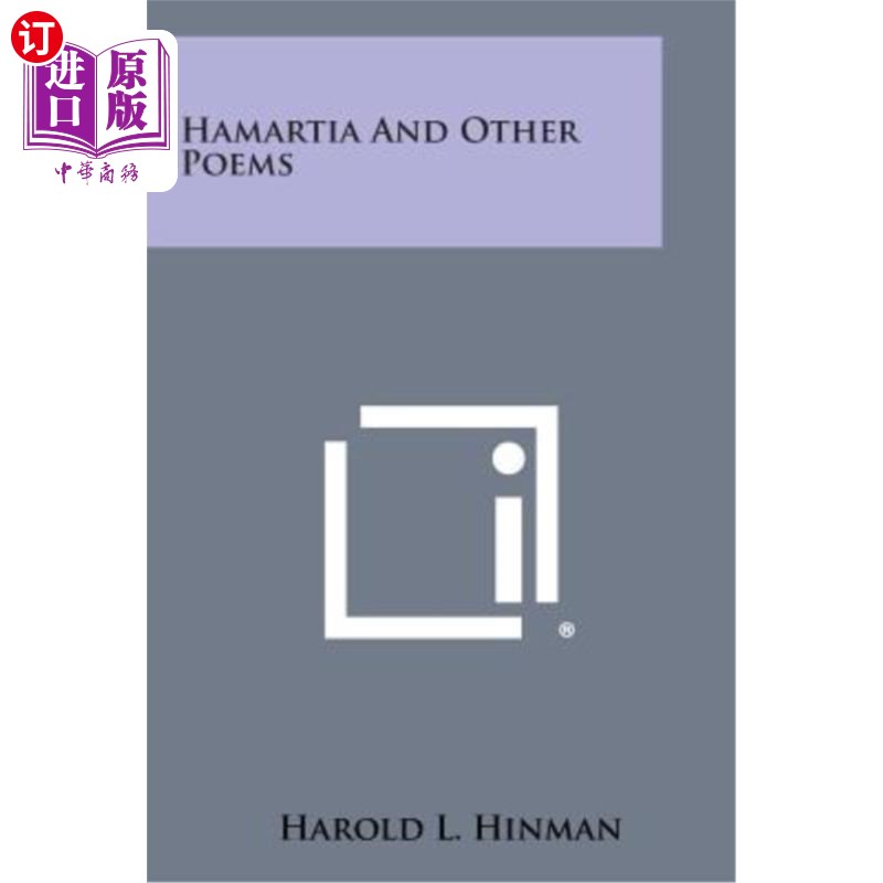 海外直订Hamartia and Other Poems 哈马提亚和其他诗歌