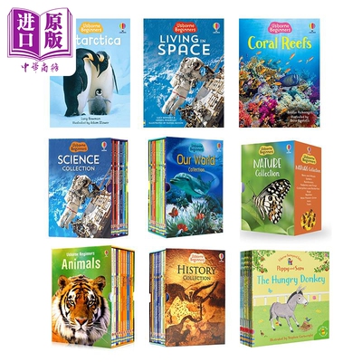 Usborne Beginners 英文原版 尤斯伯恩初学者系列合集 Animals History Science Nature Coral Reefs Antarctica【中商原版】