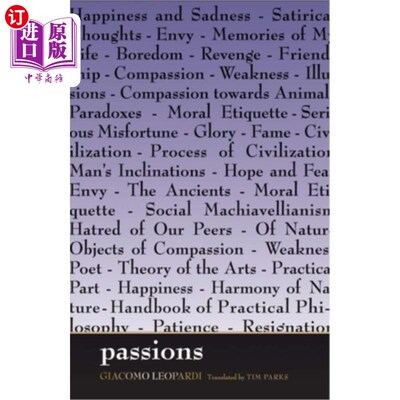 海外直订Passions 激情