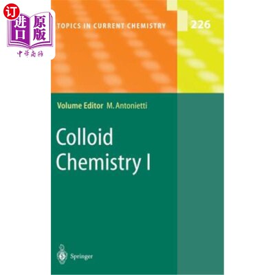 海外直订Colloid Chemistry I 胶体化学I