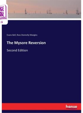 海外直订The Mysore Reversion 迈索尔回归