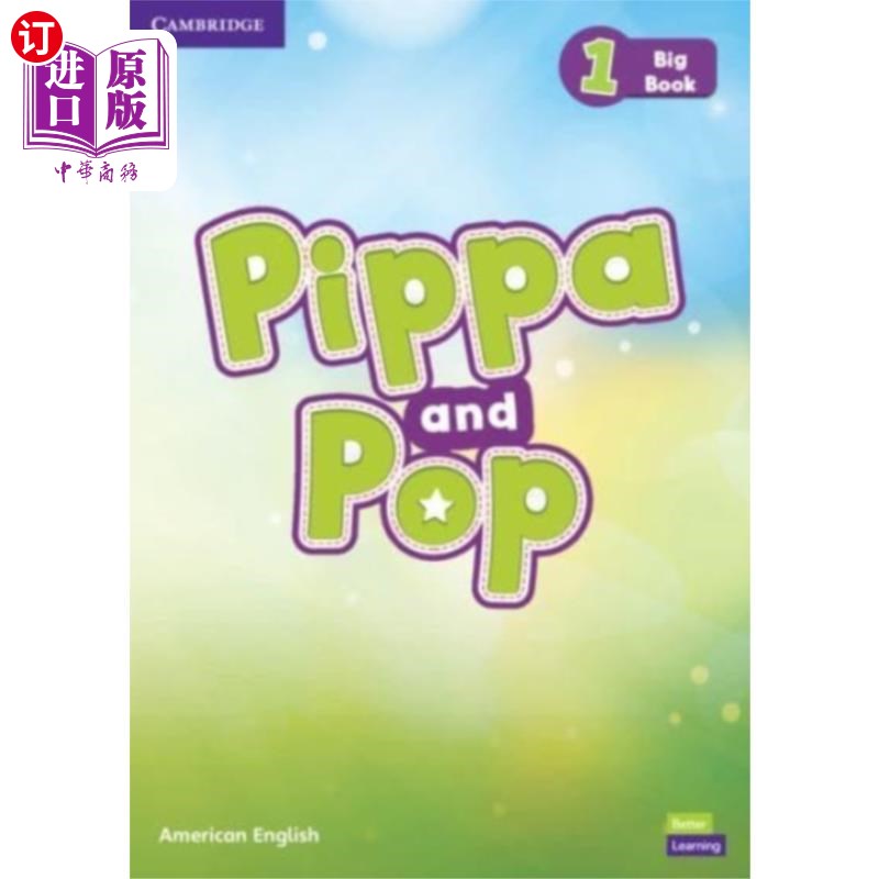 海外直订Pippa and Pop Level 1 Big Book American English Pippa和Pop一级大书美式英语