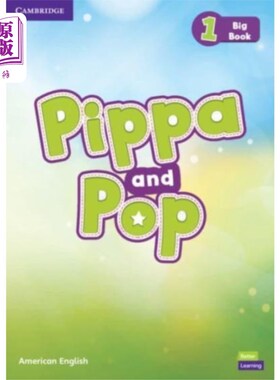 海外直订Pippa and Pop Level 1 Big Book American English Pippa和Pop一级大书美式英语