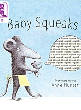 现货 Anne Hunter Baby Squeaks 婴儿尖叫 英文原版儿童绘本 动物及动物故事主题 4到6岁【中商原版】