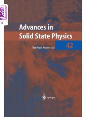 海外直订Advances in Solid State Physics 固体物理学进展
