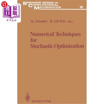 海外直订Numerical Techniques for Stochastic Optimization 随机优化的数值技术