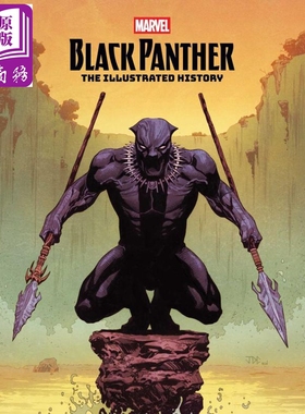 预售 黑豹 图解历史 Black Panther The Illustrated History 英文原版 Dennis Culver 漫威英雄角色【中商原版】