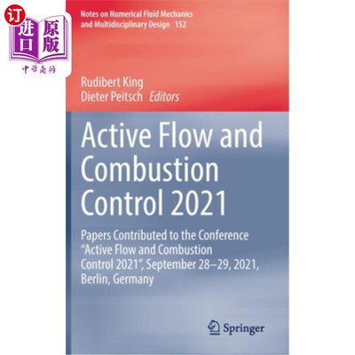 海外直订Active Flow and Combustion Control 2021: Papers Contributed to the Conference 