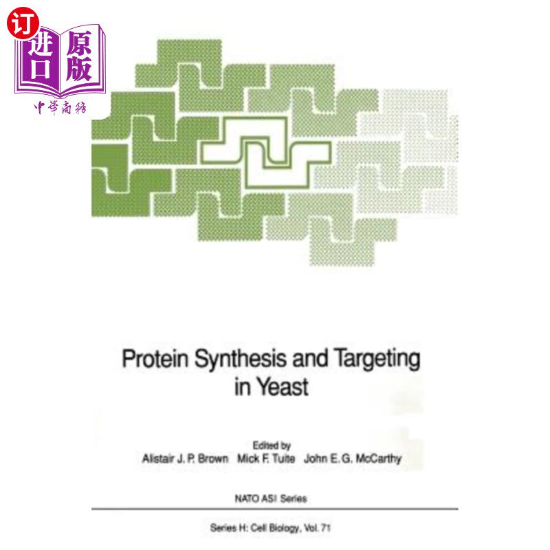 海外直订Protein Synthesis and Targeting in Yeast 酵母中蛋白质的合成与靶向