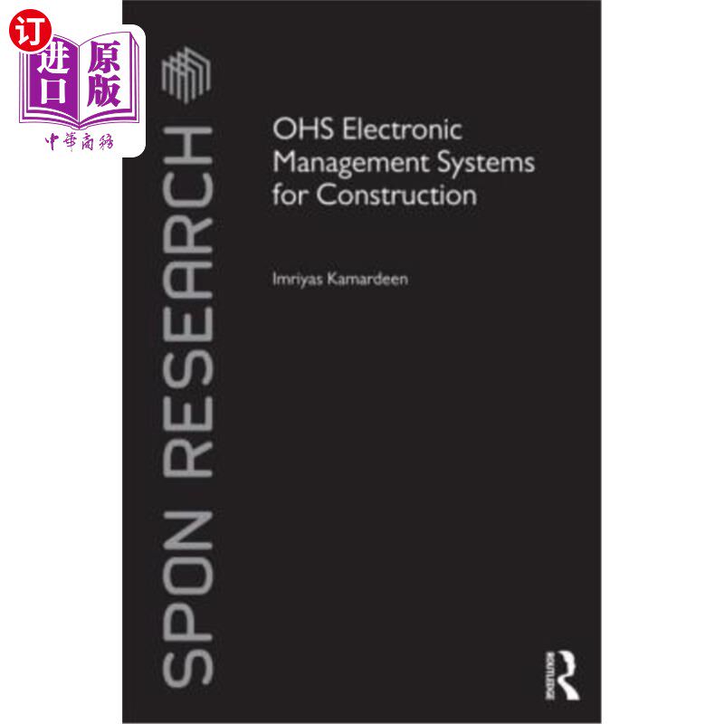 海外直订OHS Electronic Management Systems for Construction OHS建筑电子管理系统