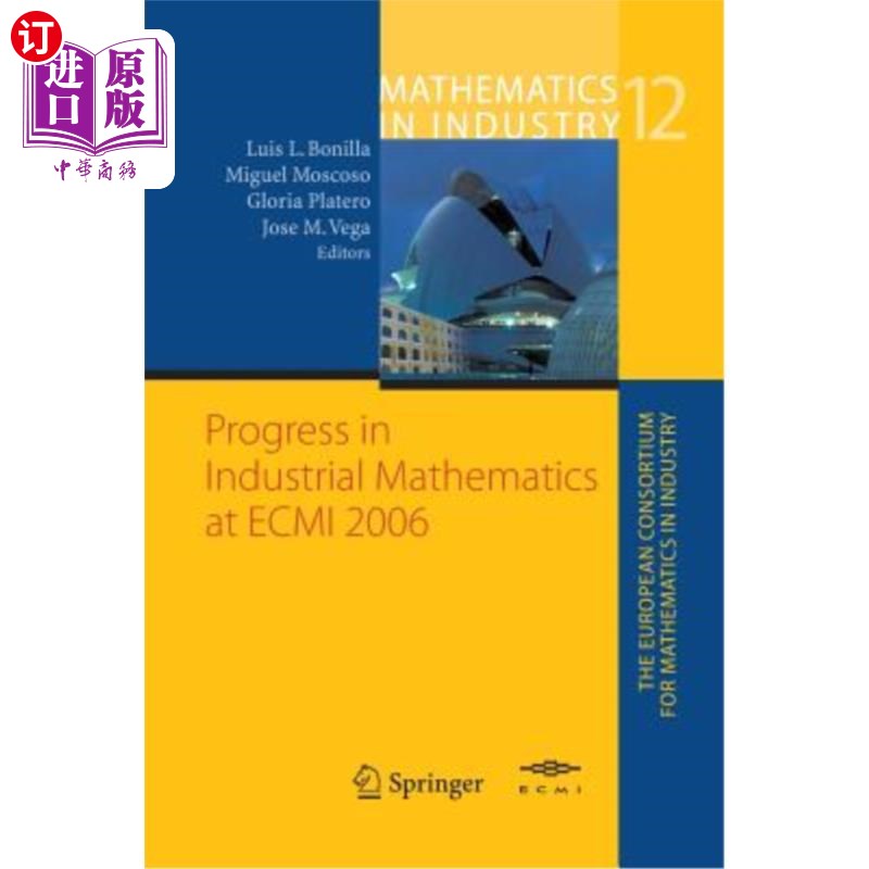 海外直订Progress in Industrial Mathematics at ECMI 2006 ECMI 2006工业数学进展