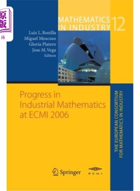 海外直订Progress in Industrial Mathematics at ECMI 2006 ECMI 2006工业数学进展