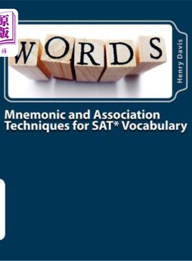 海外直订Mnemonic and Association Techniques for SAT Vocabulary SAT词汇的助记和联想技术