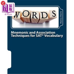 海外直订Mnemonic and Association Techniques for SAT Vocabulary SAT词汇的助记和联想技术