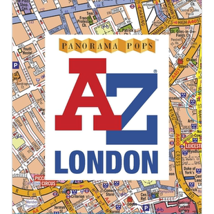 立体旅游书 伦敦全景 Panorama Pops London A-Z 英文原版进口 精装立体书 儿童知识 旅行读物 立体玩具书 5-12岁【中商原版?