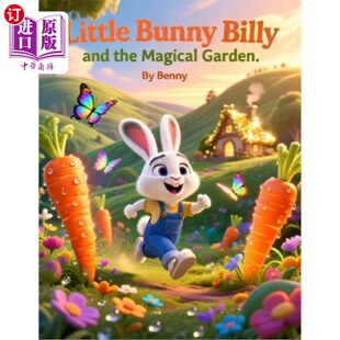 海外直订Little Bunny Billy and the Magical Garden 小兔比利和魔法花园