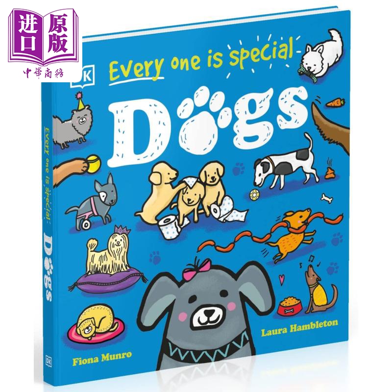 Every One Is Special Dogs DK每一只特别的狗狗 英文原版 进口图书 儿童绘本 图画纸板书【中商原版】
