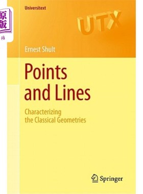 海外直订Points and Lines: Characterizing the Classical Geometries 点和线：经典几何的特征
