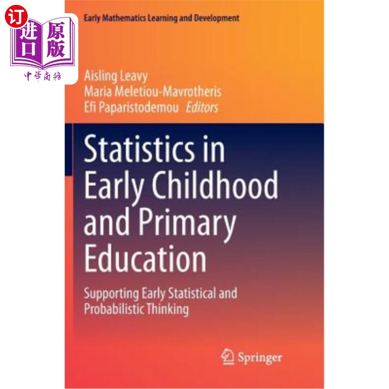 海外直订Statistics in Early Childhood and Primary Education: Supporting Early Statistica 幼儿和初等教育统计：支持早