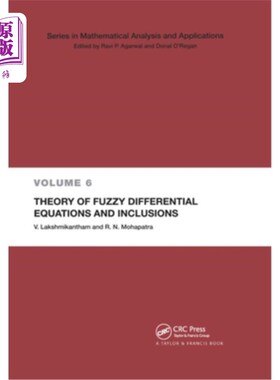 海外直订Theory of Fuzzy Differential Equations and Inclusions 模糊微分方程理论与包含