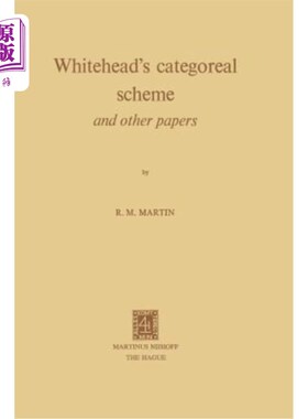 海外直订Whitehead's Categoreal Scheme and Other Papers 怀特海的分类方案和其他论文