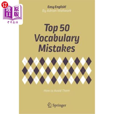 海外直订Top 50 Vocabulary Mistakes: How to Avoid Them 50大词汇错误：如何避免