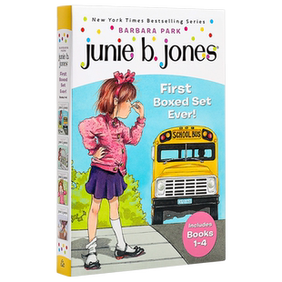 朱尼琼斯系列套装1-4册 英文原版Junie B.Jones's First Boxed Set Ever1-4初