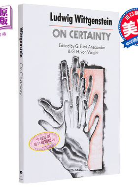 论确实性 维特根斯坦 英文原版 Ludwig Wittgenstein On Certainty【中商原版】