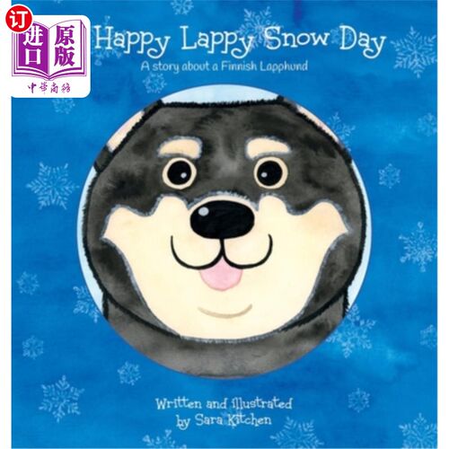 海外直订A Happy Lappy Snow Day 一个快乐的下雪天