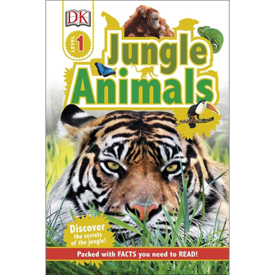丛林动物 DK Readers Level1 Jungle AnImals DK小读本1级 儿童科普分级读物 丛林动物科普 精装 英文原版 9岁以上 DK【中商?