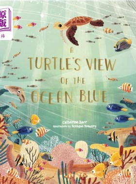 海外直订Turtle's View of the Ocean Blue 海龟眼中的蓝色海洋