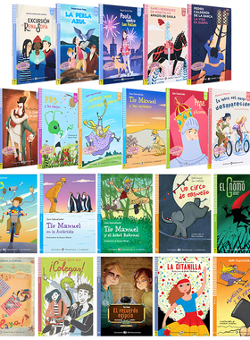 ELI西班牙语分级读物 A1-B2级别 配音频和练习答案 西班牙文阅读 小语种学习 原版进口 Spanish Readers【中商原版】