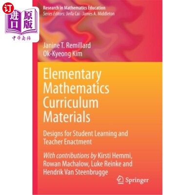 海外直订Elementary Mathematics Curriculum Materials: Designs for Student Learning and Te 小学数学课程教材:学生学习