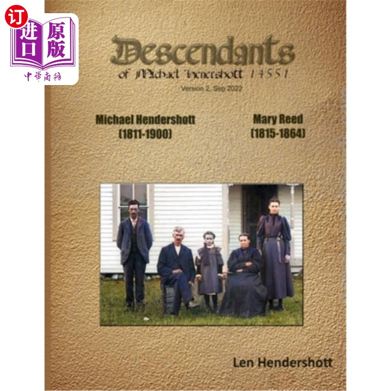 海外直订Michael Hendershott 14551 Descendants: V2迈克尔·亨德肖特14551《后裔》:V2-封面