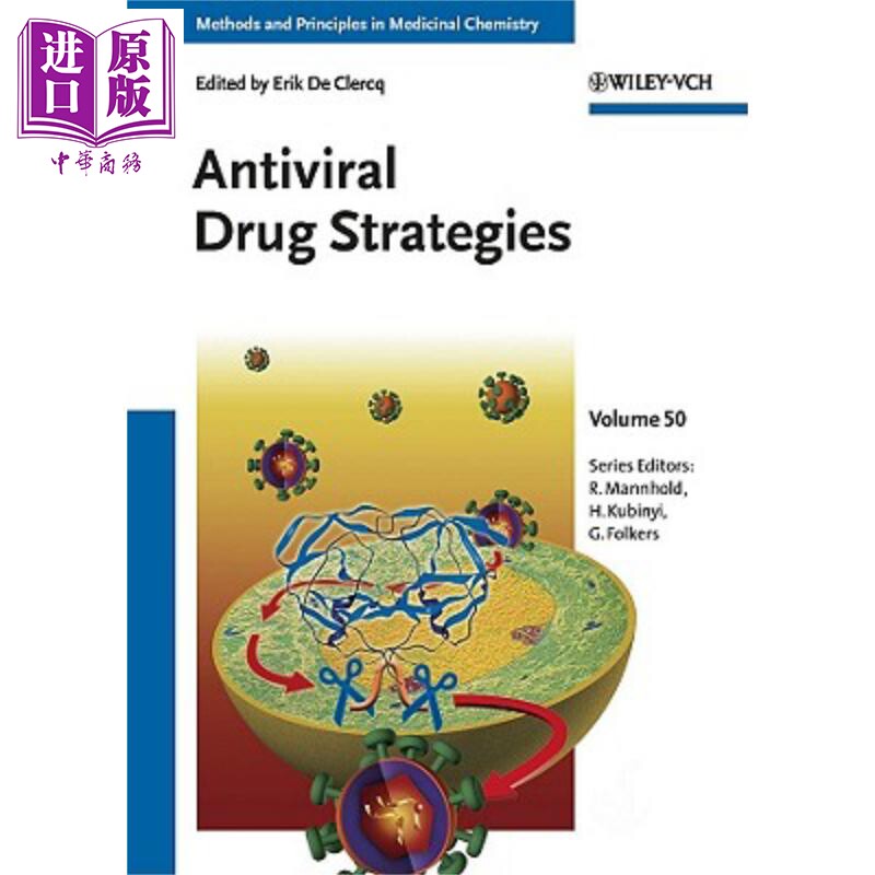 现货 抗病毒药物策略 Antiviral Drug Strategies Erik De Clercq 英文原版【中商原版】Wiley