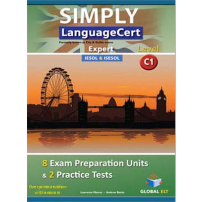 现货 SIMPLY LanguageCert - CEFR C1 - Preparation & Practice Tests 朗思考试-CEFRC1-备考和模拟题-套印版含答案【中商原版】