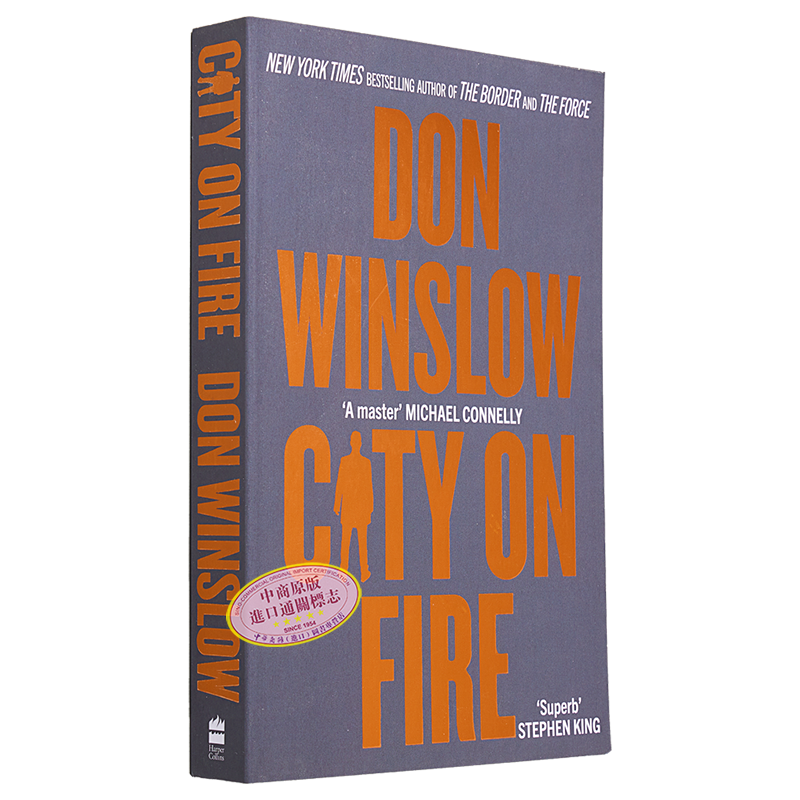 现货 烈焰焚城 1 焰火之城 City on Fire The City 英文原版 Don Winslow Apple TV+惊悚电视剧 绯闻女孩主创【中商原版】