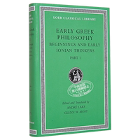 古希臘哲學(xué) 卷二 洛布古典叢書 原文希英對照版 英文原版 Early Greek Philosophy II Part 1 Loeb Andre Laks【中商原版】