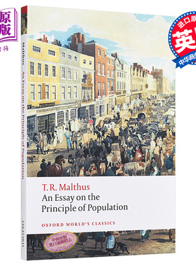 人口原理【中商原版】托马斯 马尔萨斯 人口论 牛津世界经典 英文原版 An Essay on the Principle of Population Thomas Mal