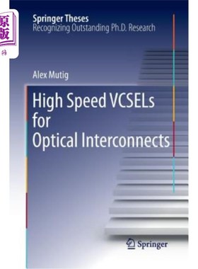 海外直订High Speed Vcsels for Optical Interconnects 用于光互连的高速VCSEL