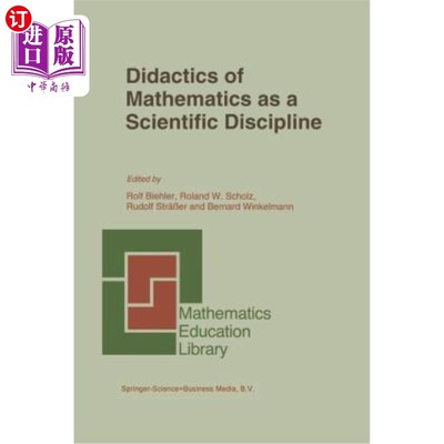 海外直订Didactics of Mathematics as a Scientific Discipline 作为一门科学学科的数学教学法