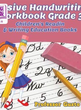 海外直订Cursive Handwriting Workbook Grade 3: Children's Reading & Writing Education Boo 3年级手写体练习册:儿童阅读