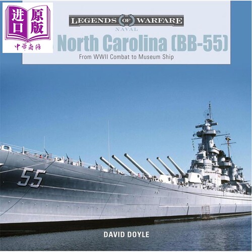 北卡罗来纳号战列舰 BB 55 英文原版 USS North Carolina Bb 55 David Doyle【中商原版】