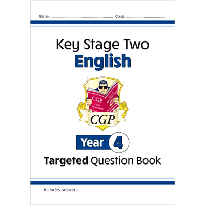 预售 英国原版CGP教辅 New KS2 English Targeted Question Book - Year 4KS2 英语有针对性的问题书 - 4 年级【中商原版】