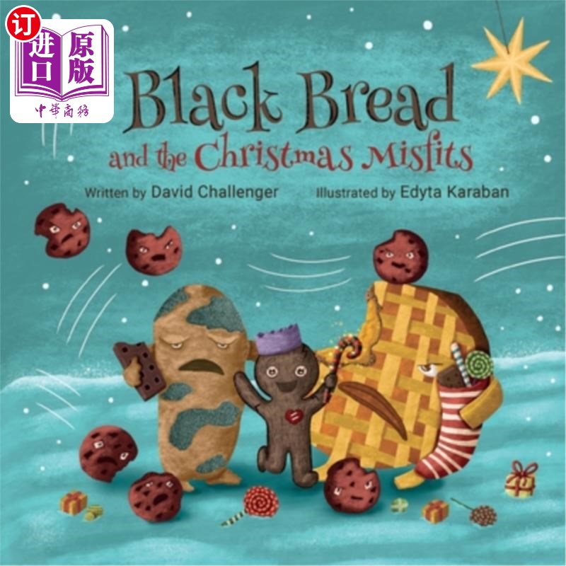 海外直订Black Bread and the Christmas Misfits 黑面包和圣诞异类